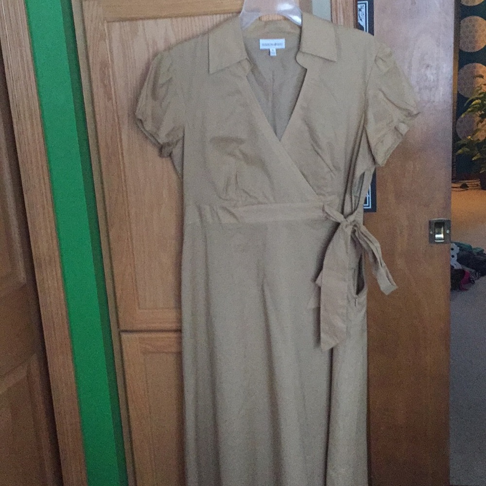 Tan dress!
